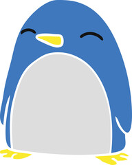 hand drawn cartoon doodle of a cute penguin