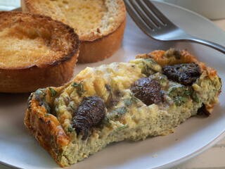 Top View Egg Frittata
