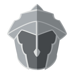 Colored medieval helmet icon Vector