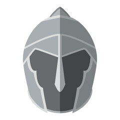 Colored medieval helmet icon Vector