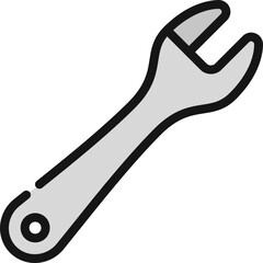 Adjustable Spanner Tool Icon