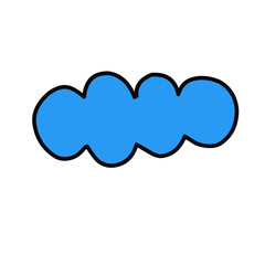 Hand drawn Abstract funny cute Comic characters