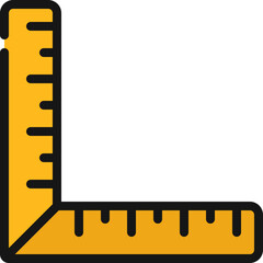 Right Angle Ruler Icon