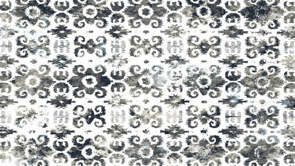 Carpet and Fabric print design with grunge and distressed texture repeat pattern 
