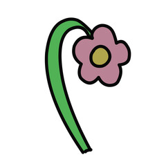 Hand drawn Abstract funny cute Comic characters