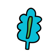 Fototapeta premium Hand drawn Abstract funny cute Comic characters