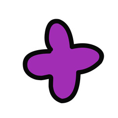 Obraz premium Hand drawn Abstract funny cute Comic characters