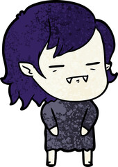 cartoon undead vampire girl