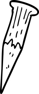 recommend clip art: line drawing cartoon bloody vampire stake