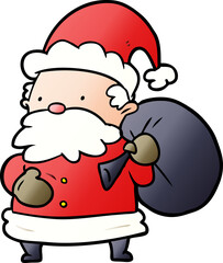 cartoon santa claus