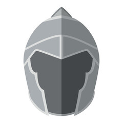 Colored medieval helmet icon Vector