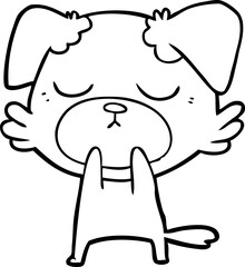 cute cartoon dog