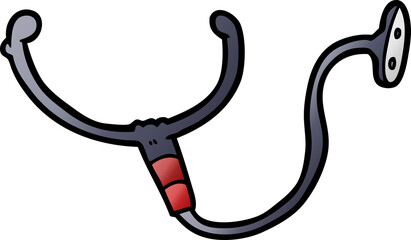 Fototapeta premium cartoon stethoscope
