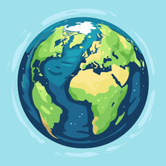 earth in the space