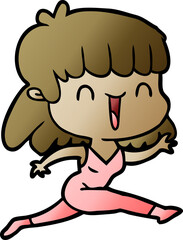 cartoon woman