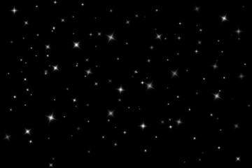 Christmas glowing bokeh confetti light and glitter texture overlay for your design. Festive sparkling white dust png. Holiday powder dust for cards, invitations, banners, advertising.