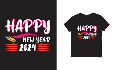 Happy New Year 2021 T-Shirt Design | Custom Typography T-Shirt Design Typography T-Shirt