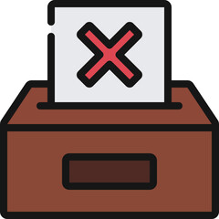 Vote No Icon