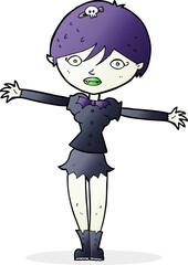 cartoon vampire girl