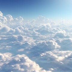 Cloudy Sky Background and sun moon lights