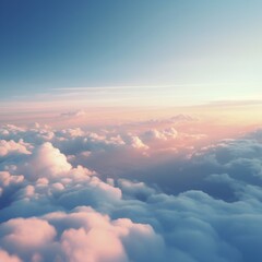 Cloudy Sky Background and sun moon lights