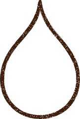 Drip Charcoal Drawing