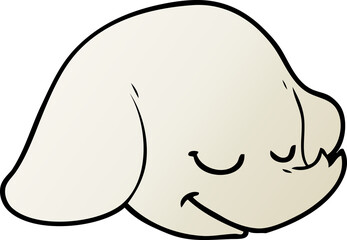 cartoon elephant face