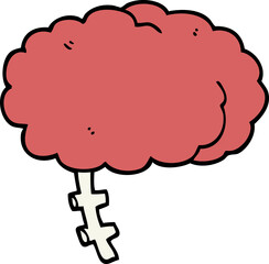 cartoon brain
