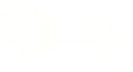 Ray Gun Chalk Drawing