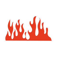 Red fire, old school flame.