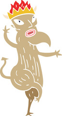 cartoon doodle devil