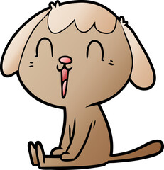 cute cartoon dog
