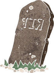 cartoon spooky grave