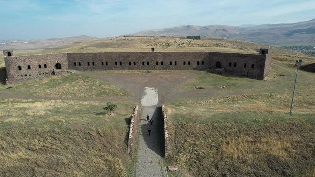 aerial historical redoubt 