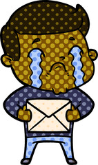 cartoon man crying