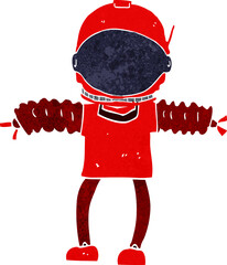 cartoon astronaut © lineartestpilot