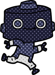 cartoon robot