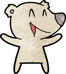 laughing bear cartoon