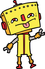 cartoon robot