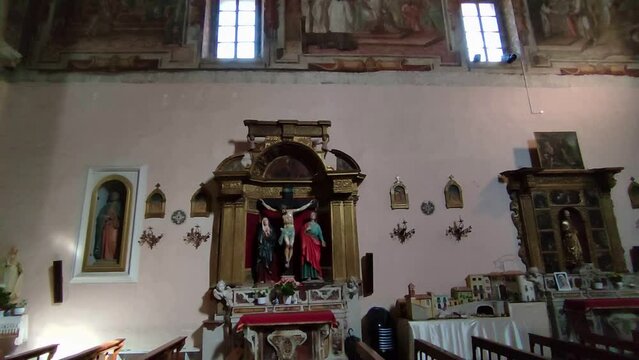 Campobasso - Parete destra della Chiesa di Sant'Antonio Abate