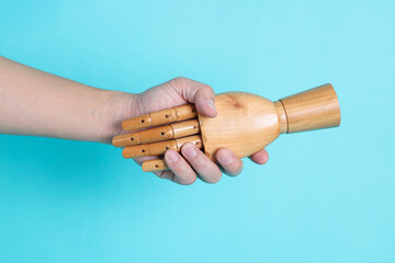 Hand of mannequin