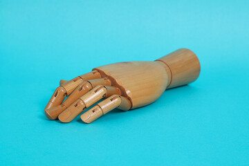 Hand of mannequin