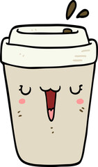 cartoon coffee cup