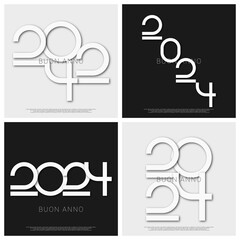 felice anno nuovo - buon anno 2024	