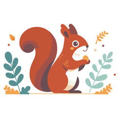 りすのベクターイラスト