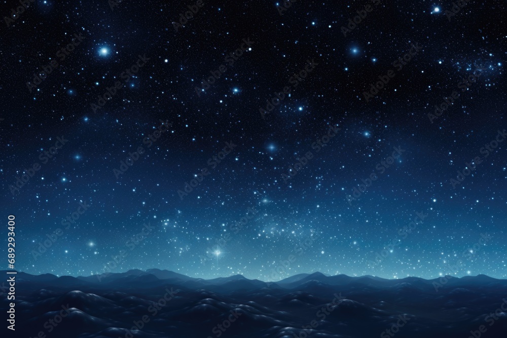 Aufkleber a captivating view of the night sky filled with sparkling stars. perfect for adding a touch of wonde
