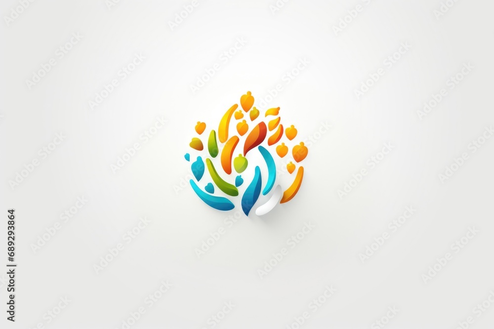 Poster a group of people holding hands in a circle. suitable for team building activities or unity concepts