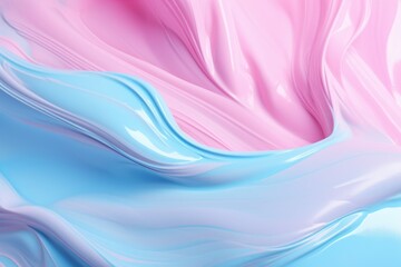 A close up shot of a pink and blue liquid. This versatile image can be used for various purposes