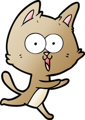 funny cartoon cat