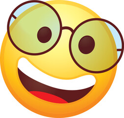 Fototapeta premium SMILE EMOJI 3 - illustration vector